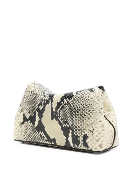 Geantă plic Toteme din piele cu model piele de șarpe