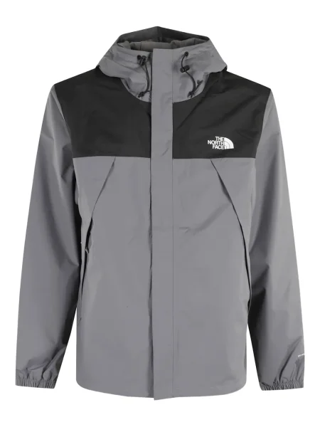 Geacă The North Face cu glugă gri