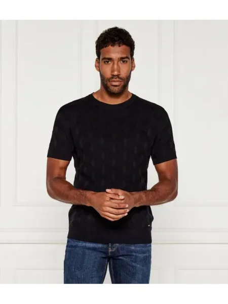 Joop! Pulover Mailon | mercerizat negru