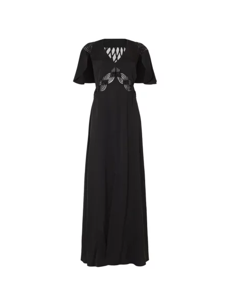 Rochie maxi Temperley London negru