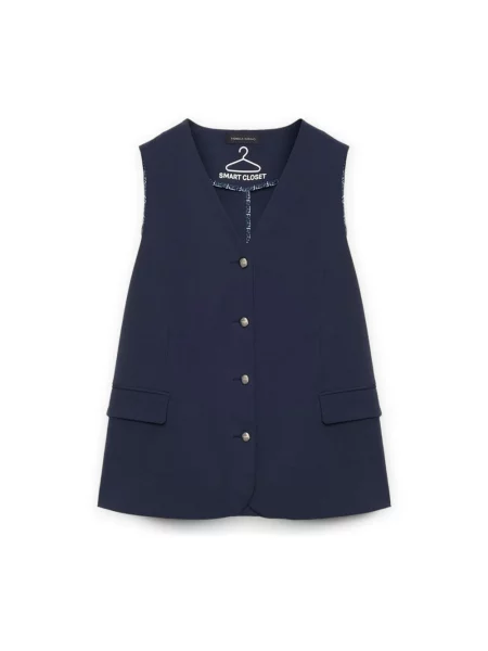 Kamizelka Fiorella Rubino niebieska