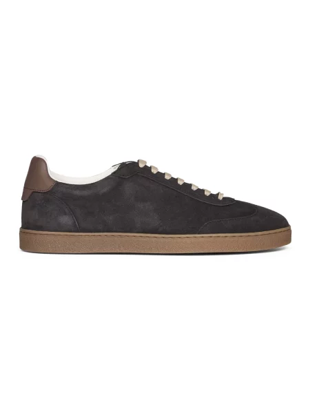 Sneakersy Brunello Cucinelli zamszowe szare