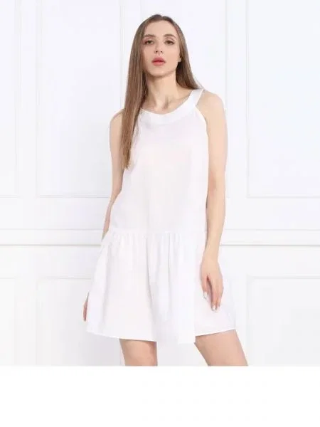 Armani Exchange Rochie alb
