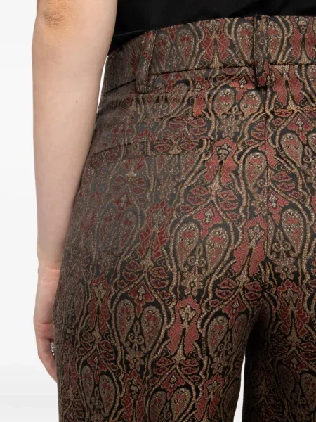 Pantaloni Zadig&voltaire cu model paisley negru