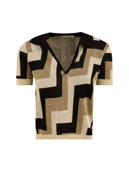 Wielobarwność koszulka Akep żakardowa