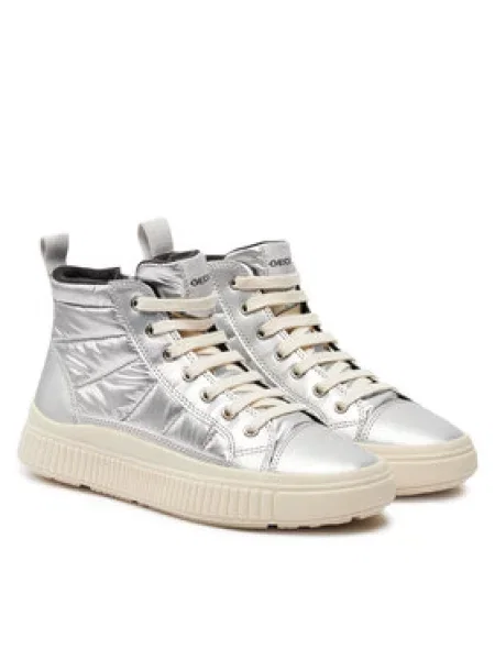 Geox Tenisice J Laquinny Girl S Srebrna