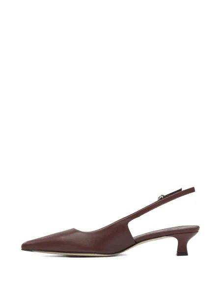 Pantofi cu toc Aeyde slingback roșu