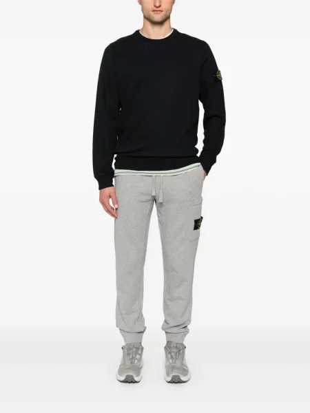 Siaurėjantys kelnės Stone Island akmenys pilka