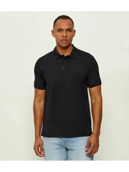 Tricou polo Replay negru