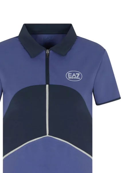 Felső Ea7 Emporio Armani nyomtatás kék