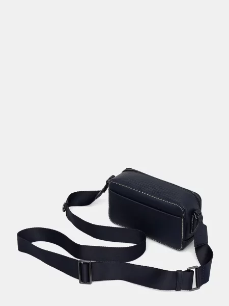 Tommy Hilfiger saszetka z imitacji skóry granatowa