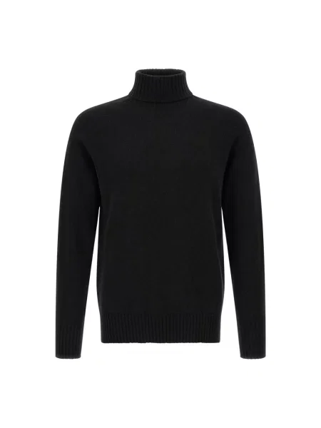 Sweter z golfem Ma'ry'ya wełniany czarny