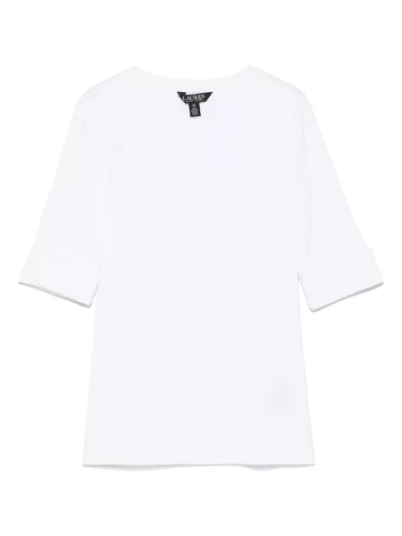 Tricou Lauren Ralph Lauren alb
