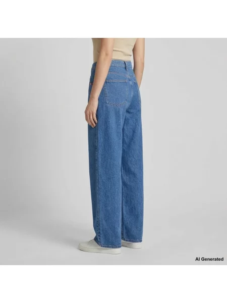 Blugi Amish albastru