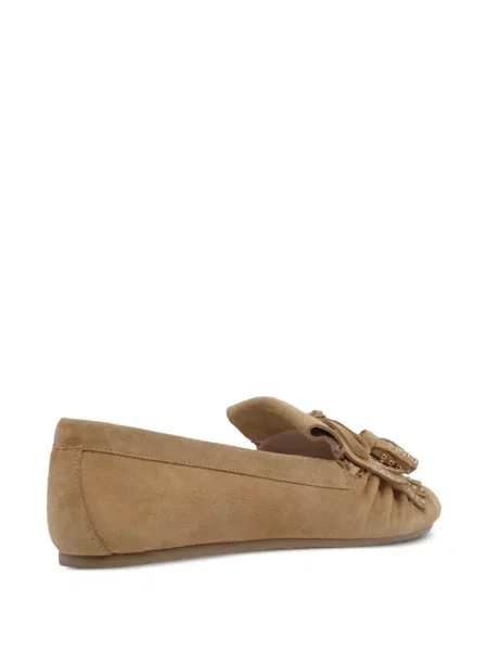 Pantofi loafer Stuart Weitzman cu franjuri