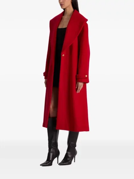 Gulerat palton Alice + Olivia roșu