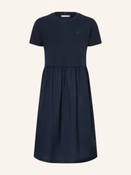 Tommy Hilfiger Jerseyové Šaty tmavě modrá