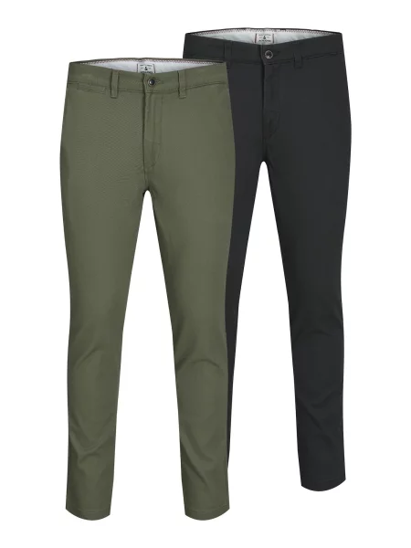 JACK & JONES Pantaloni eleganți Macro Dave verde pastel negru