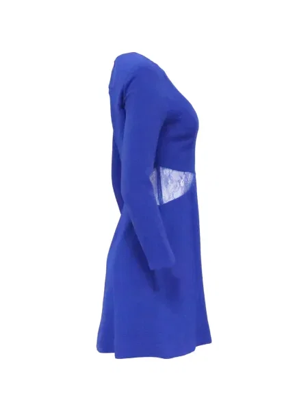 Rochie Sandro din dantelă de costum albastru