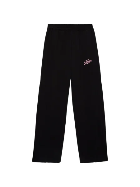 Pantaloni Msgm cu broderie alergare negru