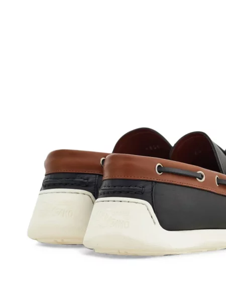 Pantofi loafer Ferragamo din piele albastru