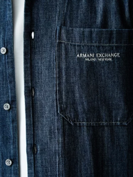 Armani Exchange férfi ing kék