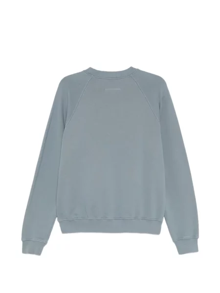 Суитчър Mm6 Maison Margiela с протрити краища синьо