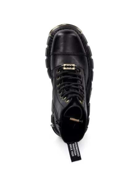 Botine New Rock cu platformă cu autograf negru