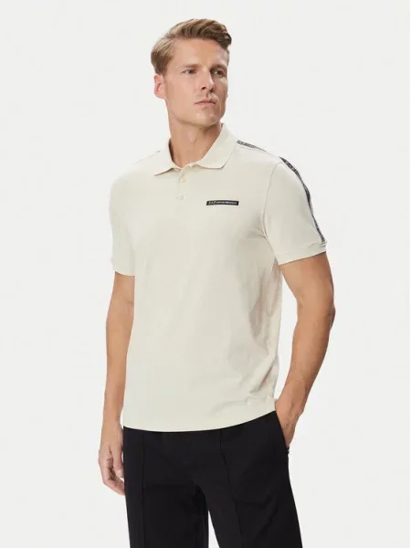 Emporio Armani Tricou polo Crem