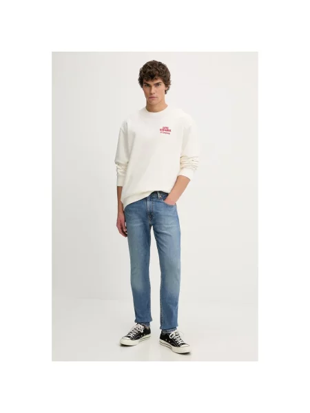 Levi's jeansy SLIM TAPER niebieskie