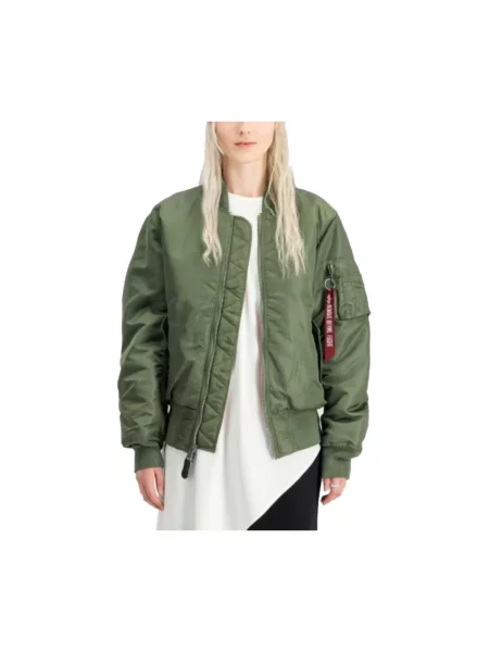 Alpha Industries kurtka bomber przejściowa zielony
