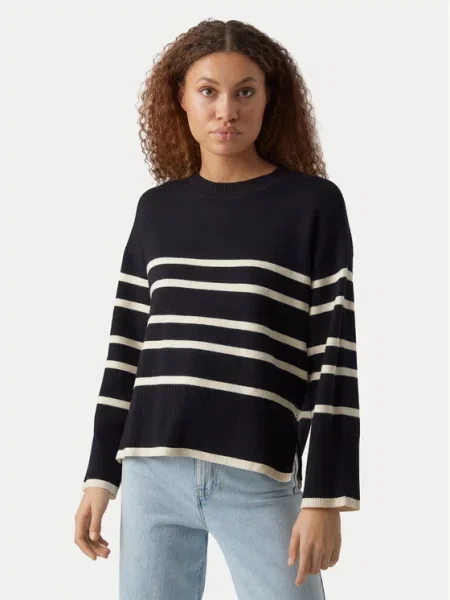 Vero Moda Sweter Saba czarny