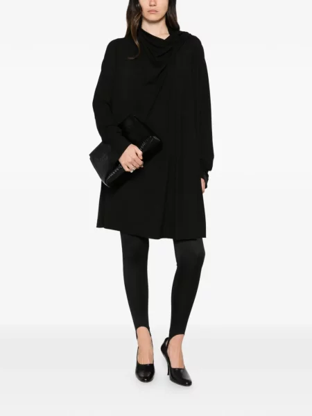 Rochie mini Toteme asimetrică negru