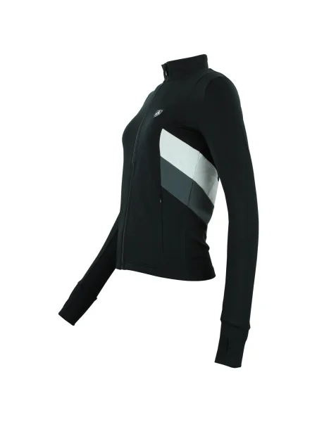 Tricou mânecă lungă Peak Mountain negru