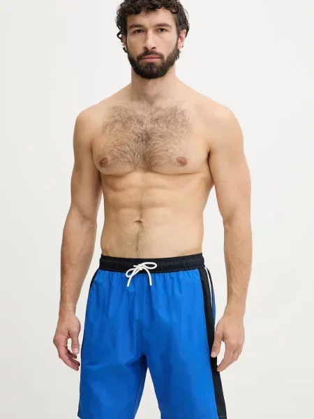 Emporio Armani kopalne kratke hlače modra