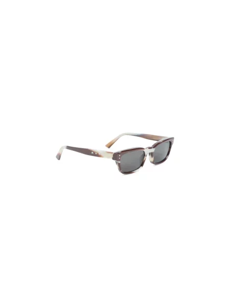 Marni okulary przeciwsłoneczne Floosa Chocolate brązowe