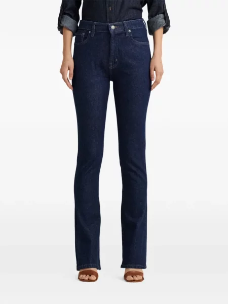 Blugi drepți Lauren Ralph Lauren albastru