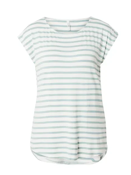 Hailys Tricou verde pastel alb