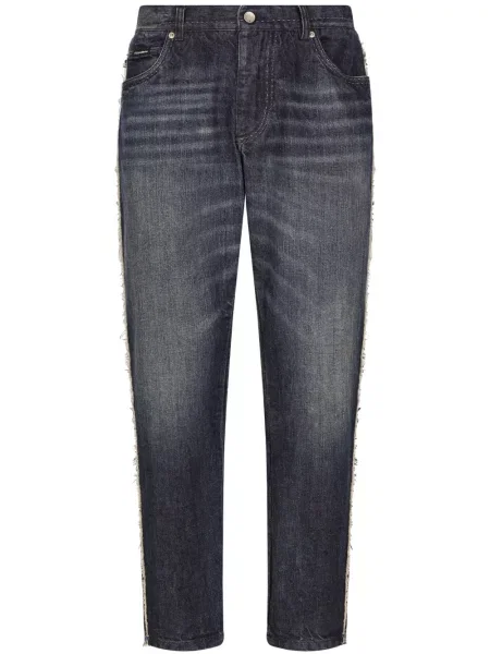 Blugi conici Dolce & Gabbana negru