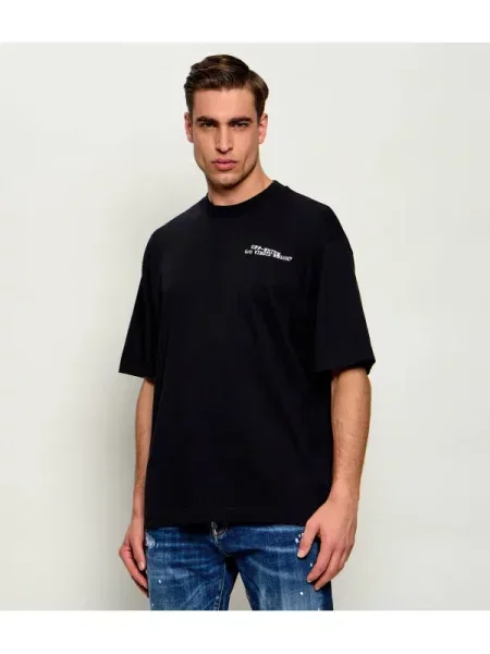 OFF-WHITE Tricou TYPE MACHINE ARROW | Relaxed fit alb