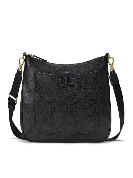 Crossbody torbica Lauren Ralph Lauren crna