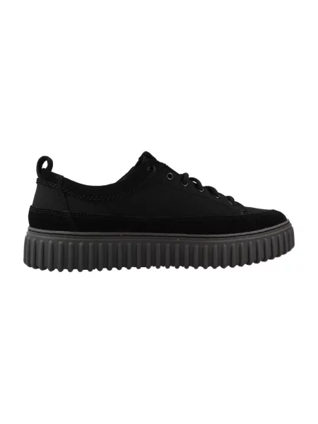 Pantofi Clarks din dantelă maro