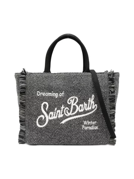 Saint Barth torebka czarny szara