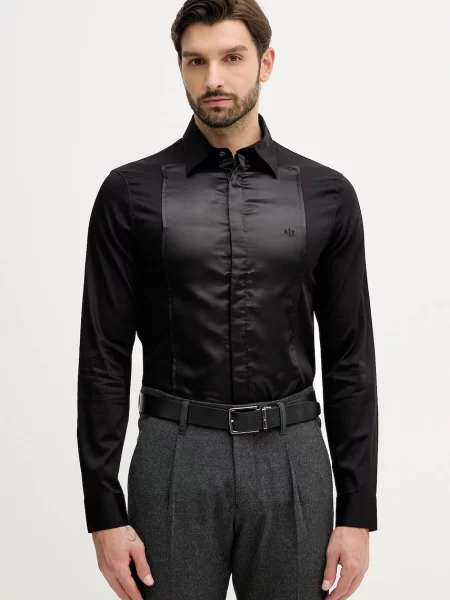 Риза Armani Exchange черно