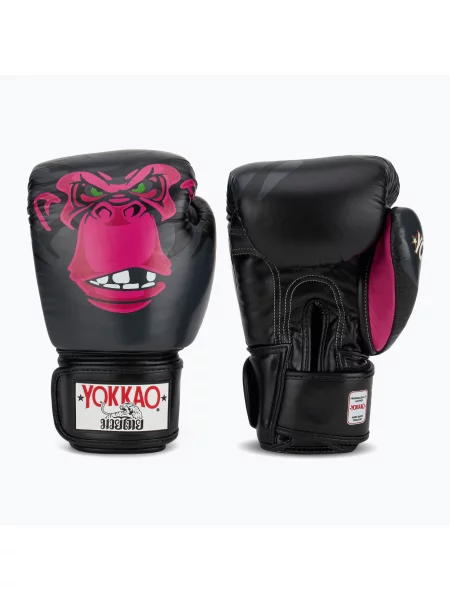 Boxerské rukavice YOKKAO Primate black černé