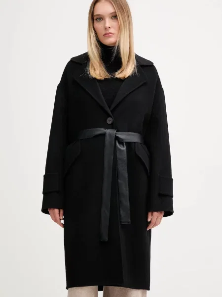 Marc Aurel palton de lână negru