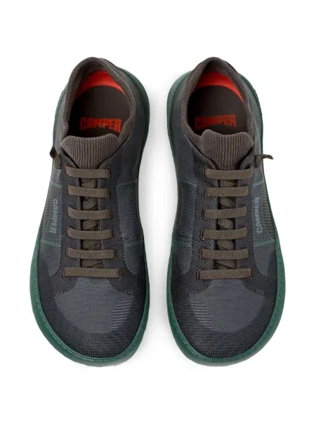 Sneakerși Camper cu șireturi tricotate gri