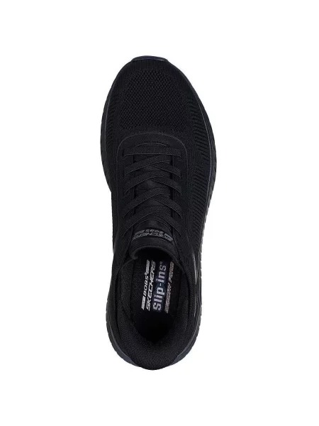 Buty sportowe Skechers Bob Squad Chaos Solid Step czarne