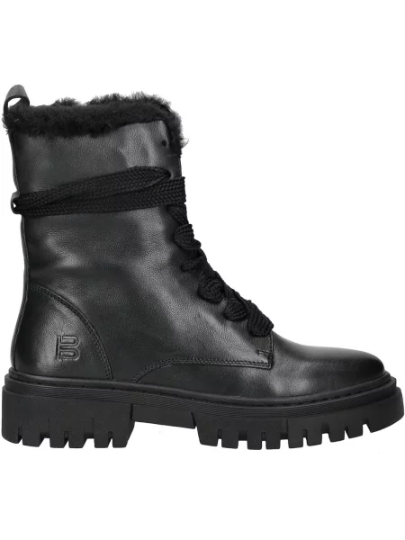 Šněrovací kotníkové boty Bagatt černé