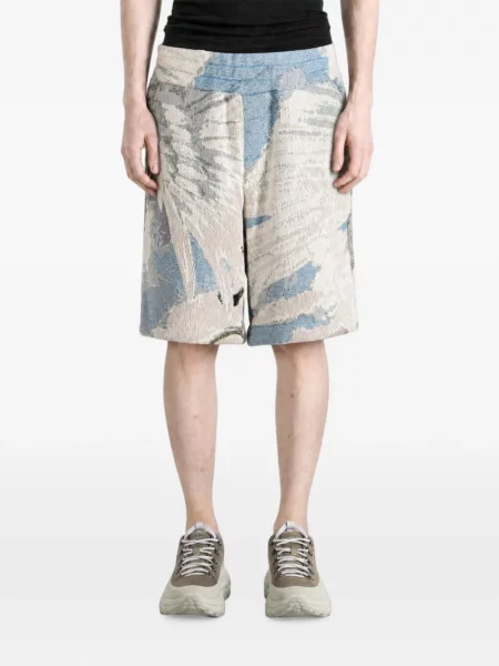 Pantaloni scurți Amiri cu imagine cu cordon